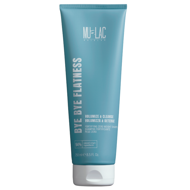 MULAC Bye Bye Flatness Volume Shampoo-Shampoo Fortificante Peso Zero - Formato unico