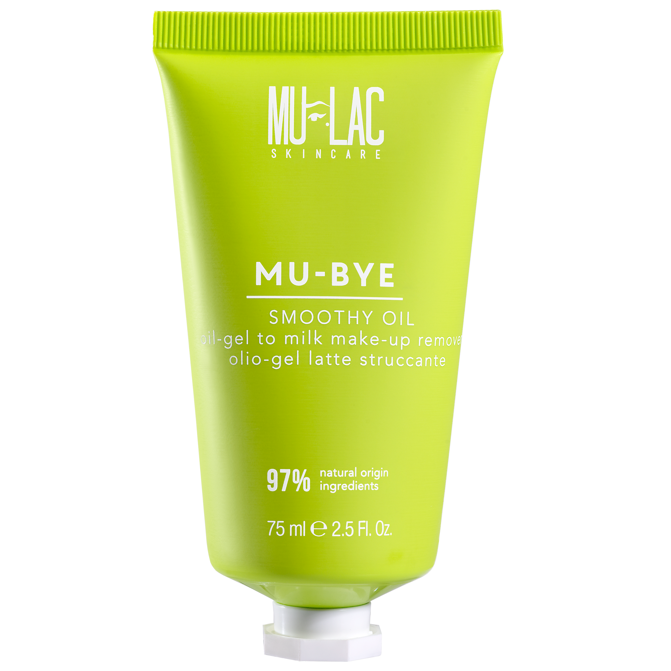 MULAC Mu-Bye Smoothy Oil-Olio Gel Latte Struccante - Formato unico