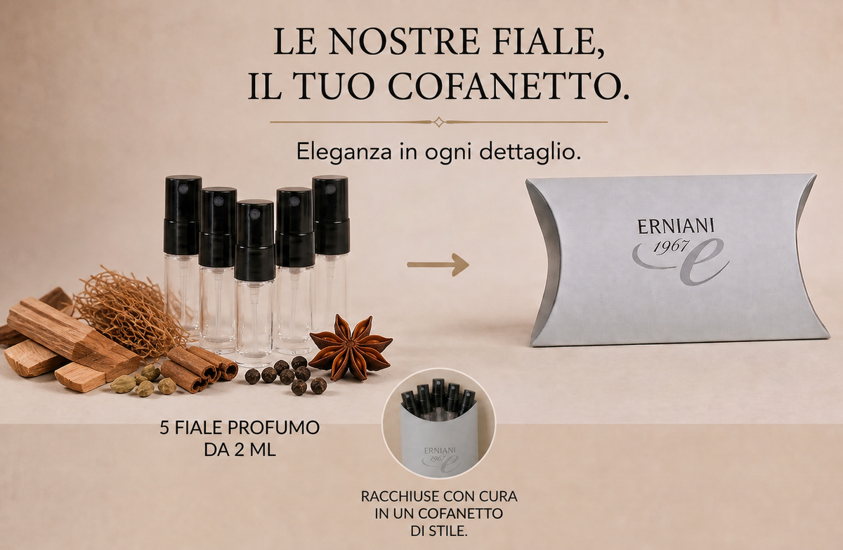 Discovery Kit Legnosi e Speziati - 5 fialette
