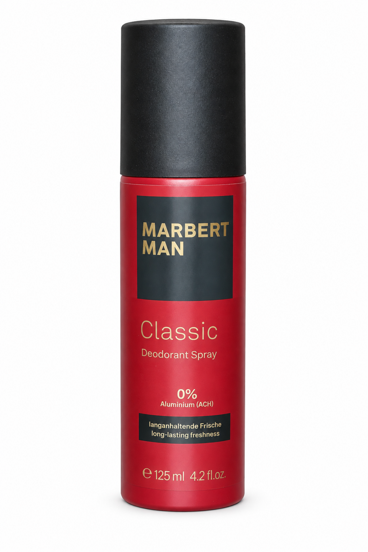 Marbert Man Classic Deodorante Spray 125 ml su sfondo bianco