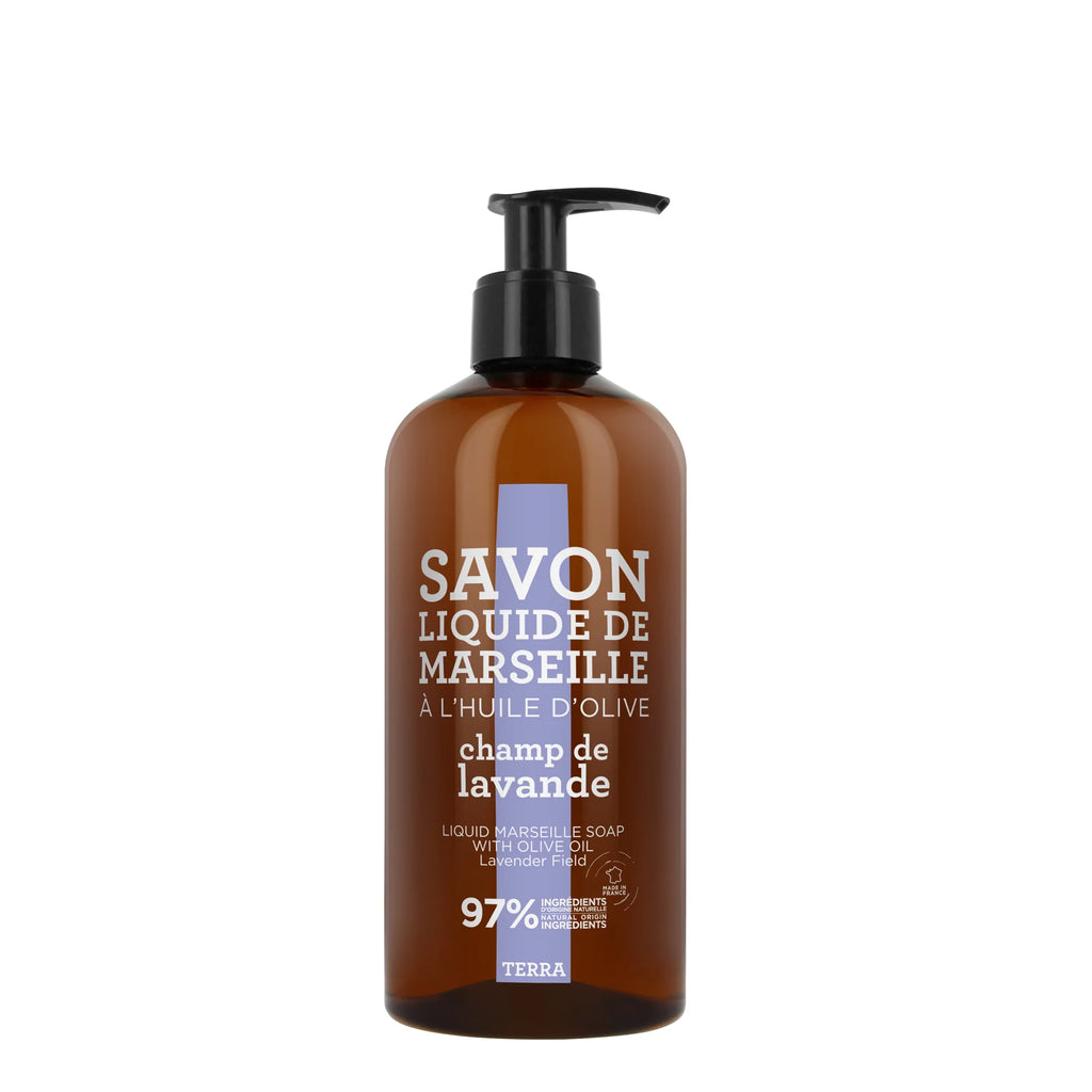 Terra Savon Liquide de Marseille Champ de Lavande